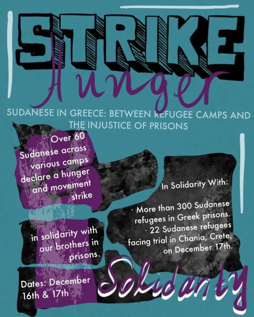 affiche greve de la faim