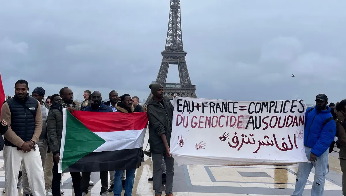 manifestation de la diaspora soudanaise au Trocadéro le 8 novembre 2025 - Raphaël Krafft