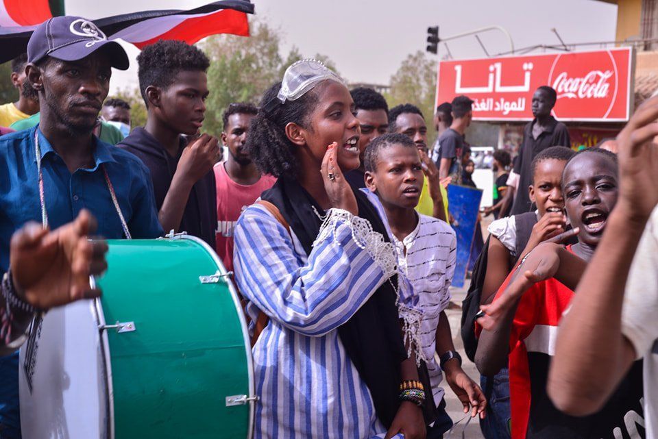 Cortège pour l'appel à manifester, mercredi 29/06/22, Khartoum, source : réseaux sociaux 