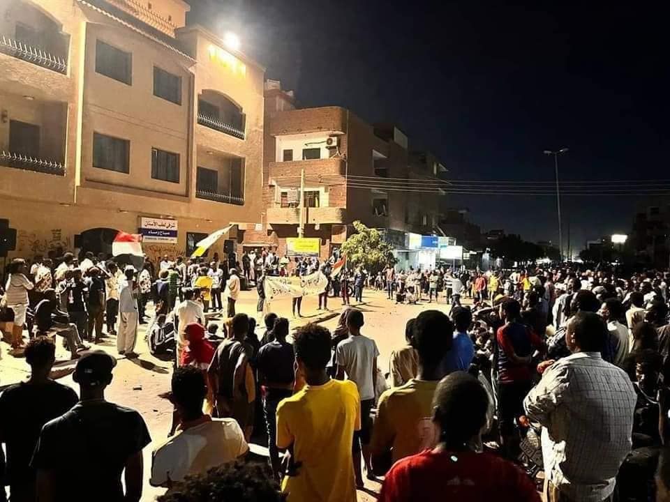 Sit-in de Al-Jouda à Khartoum, le 04 juillet 2022, source : réseaux sociaux 