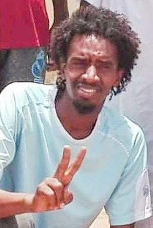 Avis de disparition de Khaled Al-Zubair publié par le comité de résistance d'Al-Fatihab 