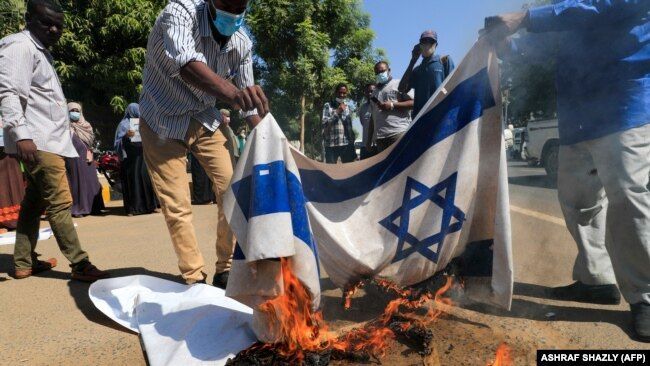 Manifestation contre la normalisation des relations avec Israël à Khartoum